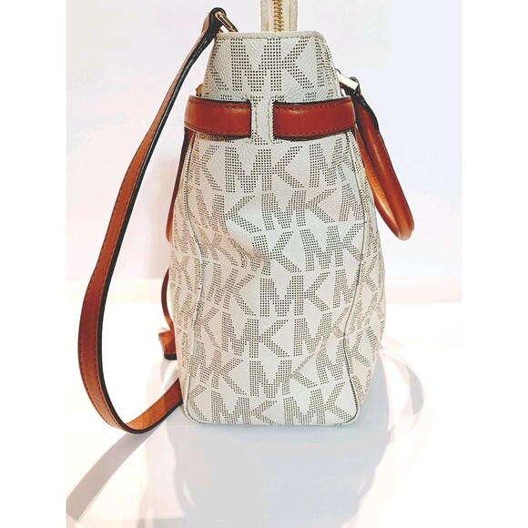 Michael Kors Large Vanlla Hamilton Shoulder Crossbody Bag - Picture 7 of 13